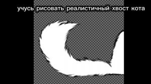 рисую хвост кота для первого раза норм? день 1