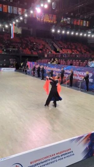 Чемпионат России по спортивным бальным танцам. Медленный вальс. Финал. Сеньоры 1.10 танцев.