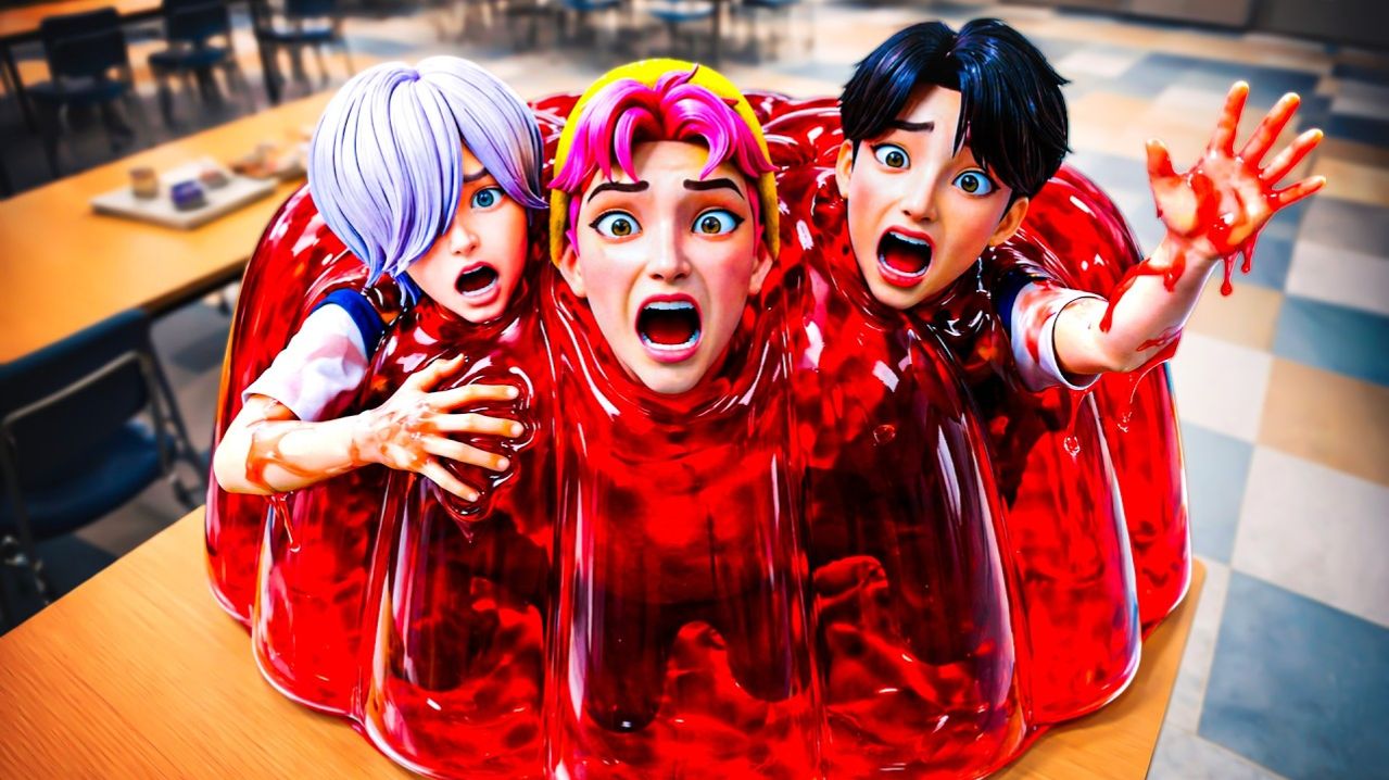 Злые Хантрикс в школе! KPop Охотницы на Демонов