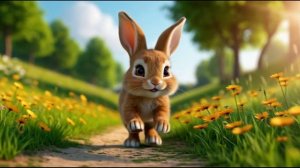 🐰 ПРЫГ-СКОК Зайка! 🎵 Песенка с мультфильмом для детей.