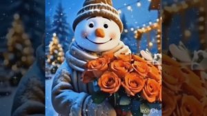 Розы на Новый год