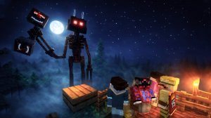 😱Я Добавил Нового СИРЕНОГОЛОВОГО и Мы Выжили 99 Ночей в Майнкрафт.. ТЕЛЕФОНОГОЛОВЫЙ..