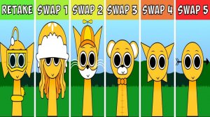 INCREDIBOX SPRUNKI: ВСЕ ПЕРСОНАЖИ RETAKE В ПЕРЕМЕШКУ! 💫🔀