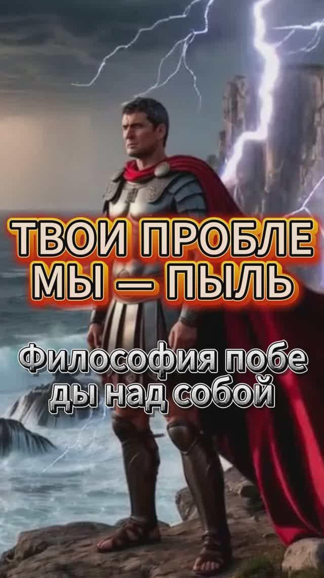 Твои проблемы — лишь пыль. Урок Марка Аврелия