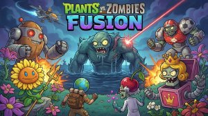 Зомби против растений PvZ Fusion 3.5 Фьюжн Plants vs Zombies Растения против Зомби Битва