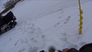 СУДАК ЩУКА ОКУНЬ / протока р Обь / слом погоды / наледь