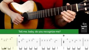 LAST CHRISTMAS на Гитаре. Уроки Гитары. Ноты и табы Гитары Level Up Guitar Tabs
