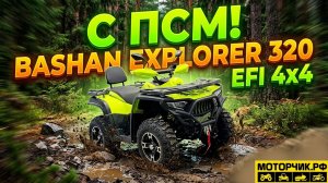 Квадроцикл Bashan Explorer 320 EFI 4х4 с ПСМ (с лебёдкой)