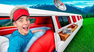 24 Часа в ЛИМУЗИНЕ ! Влад Бумага А4