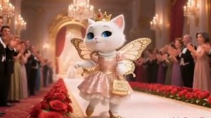 Милый котенок впервые пробует макияж 2 часть