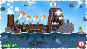 МОРСКИЕ И ЛЕТАЮЩИЕ ФОРТЫ! ОБОРОНА, ПЕРЕСТРЕЛКА И УГАР В FORTS!!! #302-1