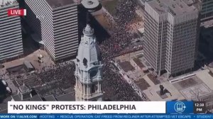 ‼️🇺🇸🇮🇷«Нам не нужен король!» — в США миллионы людей вышли на улицы против Трампа из-за войны в И