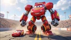 Робот МакКуин против Воина Мегатрона в битве за власть! 🔥💥 Мультики для детей. Детские мультики