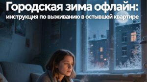 ...«Городская зима офлайн: инструкция по выживанию в остывшей квартире»....