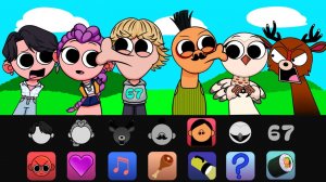 Спрунки Мод: 67 КИД x Хамуда Хабиби ПРОТИВ Руми х Джину