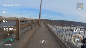 Н.Новгород. Неудачный выбор стороны Карповского моста, для проезда в верхнюю часть на велосипеде.