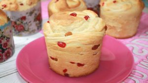 Вкус этого Кулича покоряет с первого раза! Очень нежный и сдобный, бесподобный Кулич!