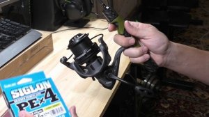 Крутим Dayo Feeder 4500. Намотка шнура Siglon PE x4 и первый взгляд