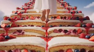 Какую Безумную лестницу выбрали бы Вы?! 😱🪜✨Невероятно приятная ИИ-анимация как в Мультики!