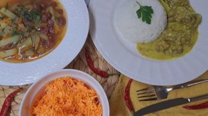 Обед из 3 х блюд всего за 1 час!🤗🤗🤗