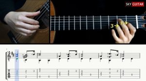 BRIDAL CHORUS на Гитаре. Уроки гитары. Ноты и Табы для Гитары Sky Guitar