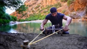 Выжить в дикой природе семь дней / Необычные методы ловли рыбы !