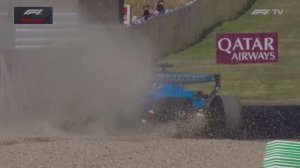 Формула 1. Вылет Албона на Гран-при Японии 2026 (1 практика)