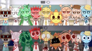 Incredibox Sprunki Spupil - Фаза 1 & Фаза 2 Horror Gameplay