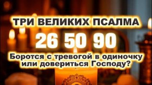 Бояться ночи или спать под защитой? Псалом 26, 50, 90 для крепкого сна