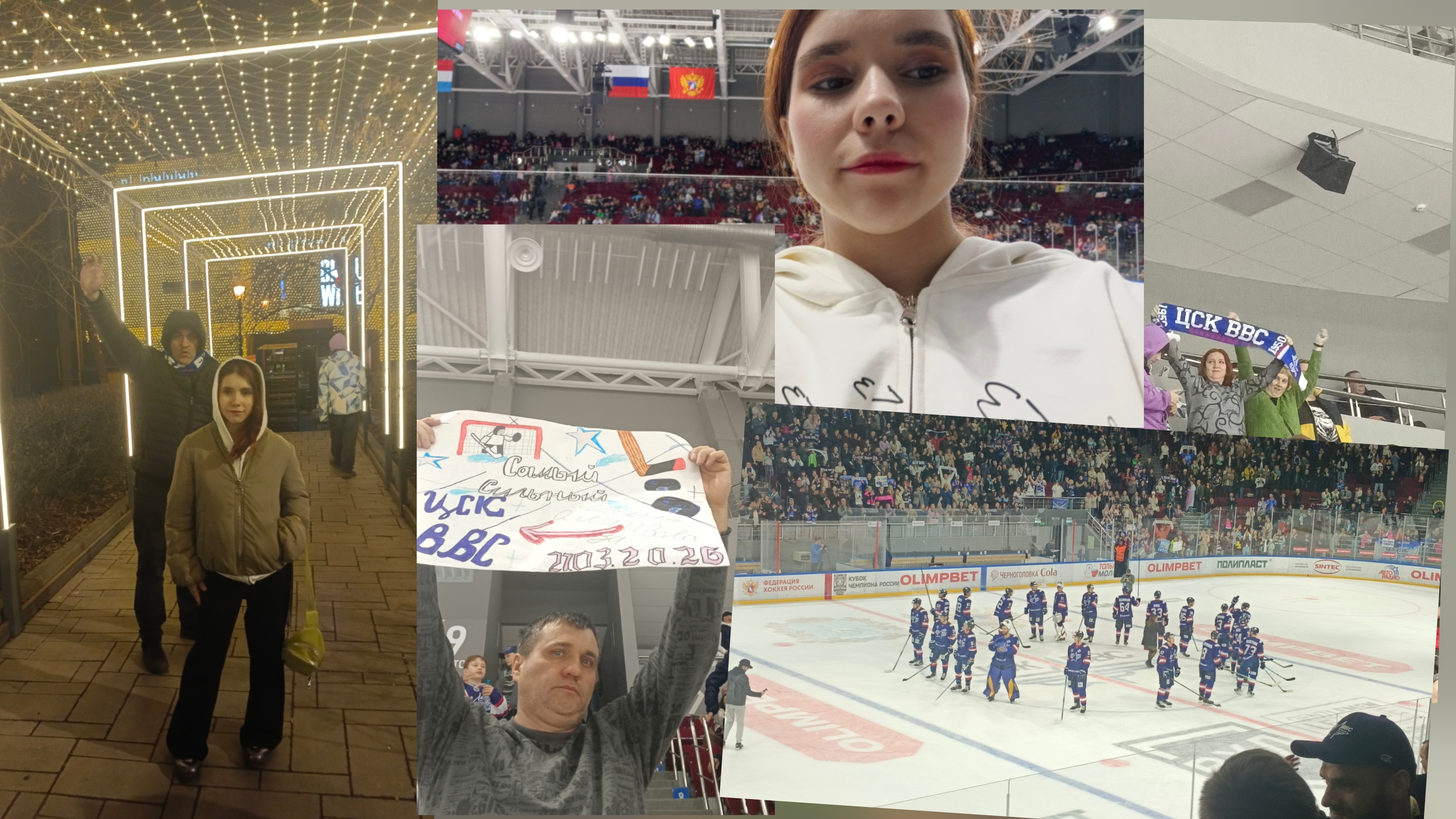 Как были на хоккейе  27 марта