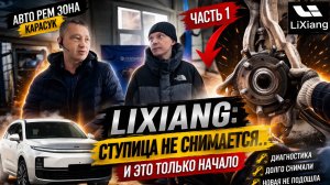 Lixiang: ступица “прикипела” намертво! 😡 СТО в шоке | Часть 1