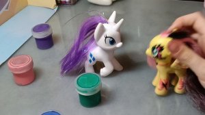 Лотос и Крис что то задумали?Май Литл пони игрушки.Школа.