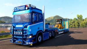 595 / ЕTS2 1.58 / Scania R650 «P.Visser» / Из Южной через Северную Корею в Китай.
