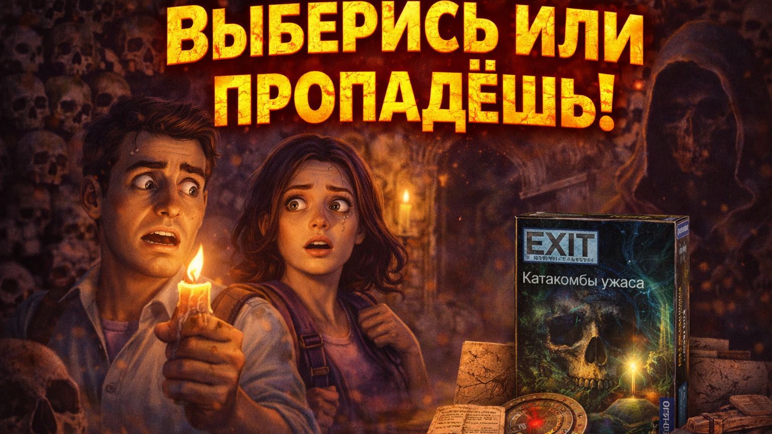 EXIT-Квест: Катакомбы ужаса — правила игры | Обзор, как играть