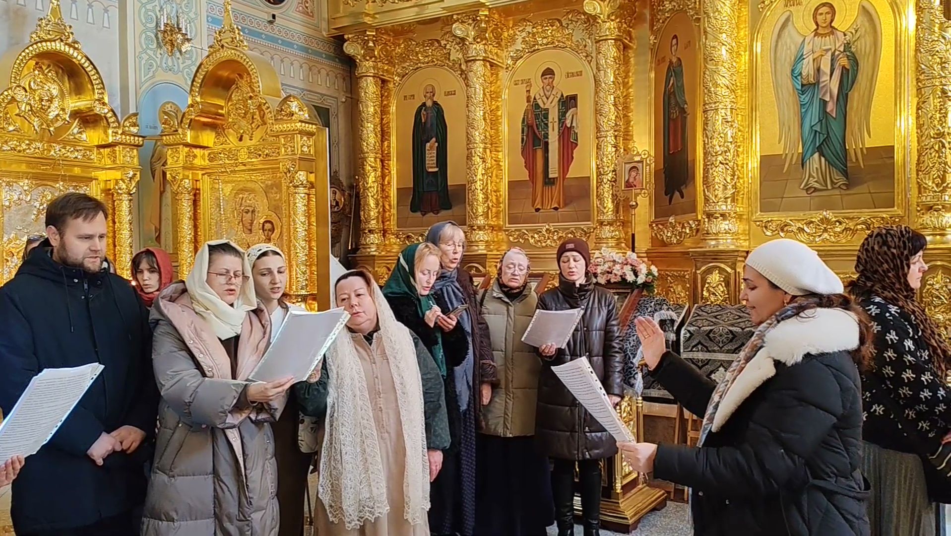 Великий прокимен «Не отврати Лица Твоего...». Регент Екатерина Артюхова.