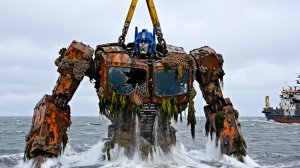 Нашли и восстановили ГИГАНТСКОГО робота Оптимуса Прайма. Мультики для детей. Мультики