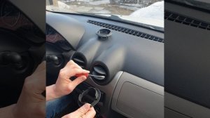 Держатель телефона на Renault Logan I 2004-15 г. Lada (ВАЗ) Largus I 2012-21