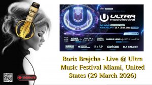 Boris Brejcha - Live @ Ultra Music Festival Miami, United States (29 March 2026)