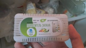 Как убрать запах из холодильника? Поглотитель запахов с Ozon или WB в действии