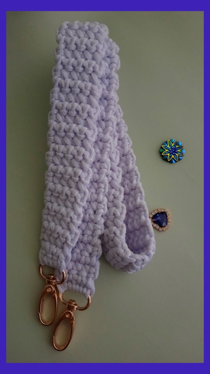 💞Вязаный ремешок для сумки ❤