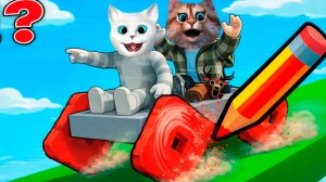 НАРИСУЙ КОЛЕСА ЧТО БЫ ВЫЖИТЬ В РОБЛОКС КОТЁНОК КРОНОС И Весёлый кот