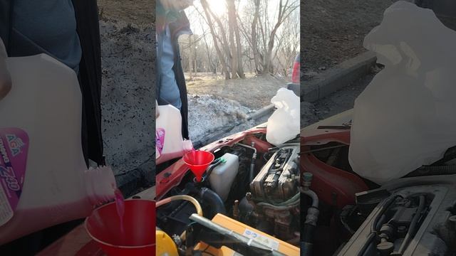 Пробило ГБЦ заливаю герметик