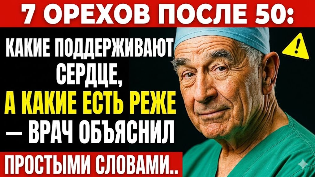 7 орехов после 50: врач объяснил, какие привычки в питании могут повлиять на сердце и самочувствие