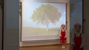 Стихотворение Александра Прокофьева "Люблю берёзку русскую" в исполнении Шаньгиной Арины