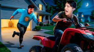 ЗРЯ Я УГНАЛ КВАДРОЦИКЛ У ХОЛИБАМА… ПОБЕГ ОТ БЛОГЕРА (КОНЦОВКА №2)