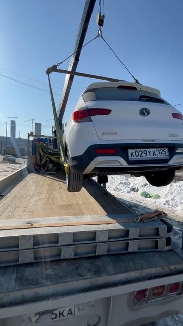 Белый китаец, синее литье, 5 тонный эвакуатор