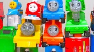 Паровозики Томас и его друзья для детей. Они становятся роботам, спасаем их. #дети #видеодлядетей