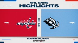 27.03.2026 | ОБЗОР МАТЧА | Юта Маммот - Вашингтон Кэпиталз | Highlights