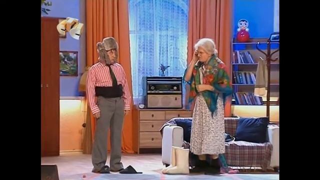 Бабушка и внук