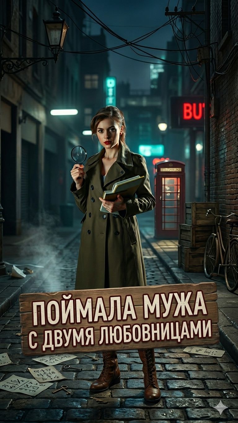 Поймала мужа с двумя любовницами